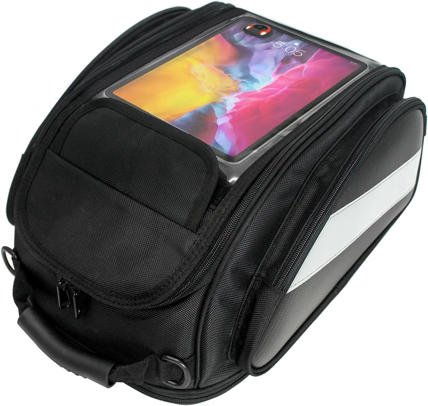 Dracarys Motorcycle Tank Bag - Oxford Saddle Black Motorbike Bag - Strong Magnetic Bag for Honda Yamaha Suzuki Kawasaki Harley