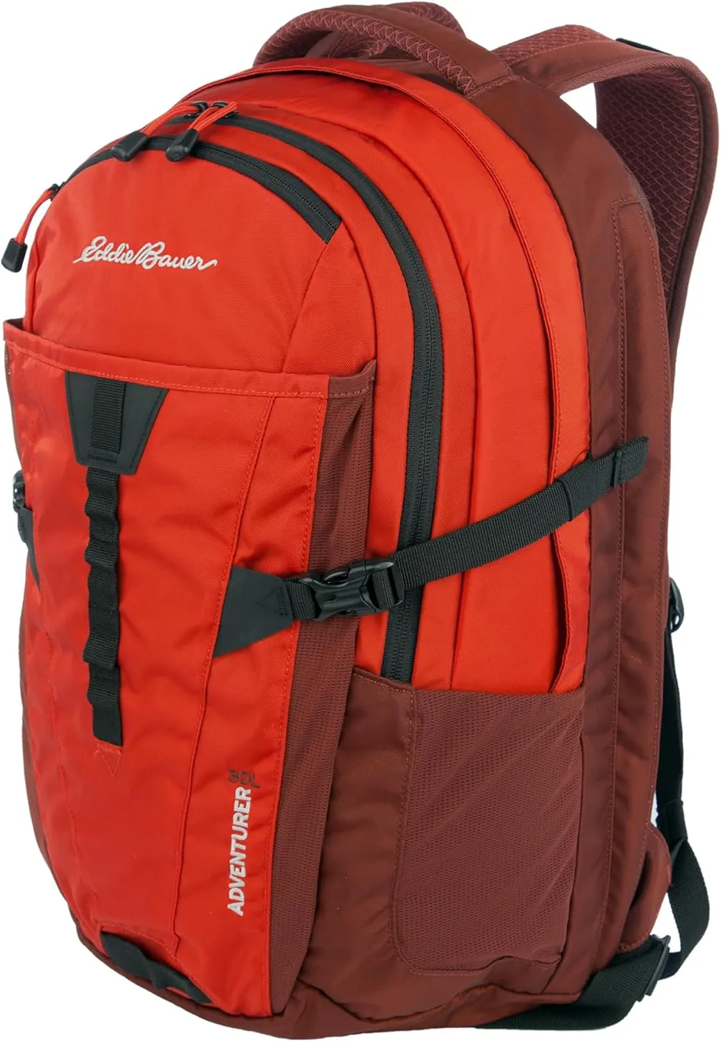Eddie Bauer Backpack with Organization Compartments and Hydration/Laptop Compatible Sleeve, Adventurer-Picante, 30L