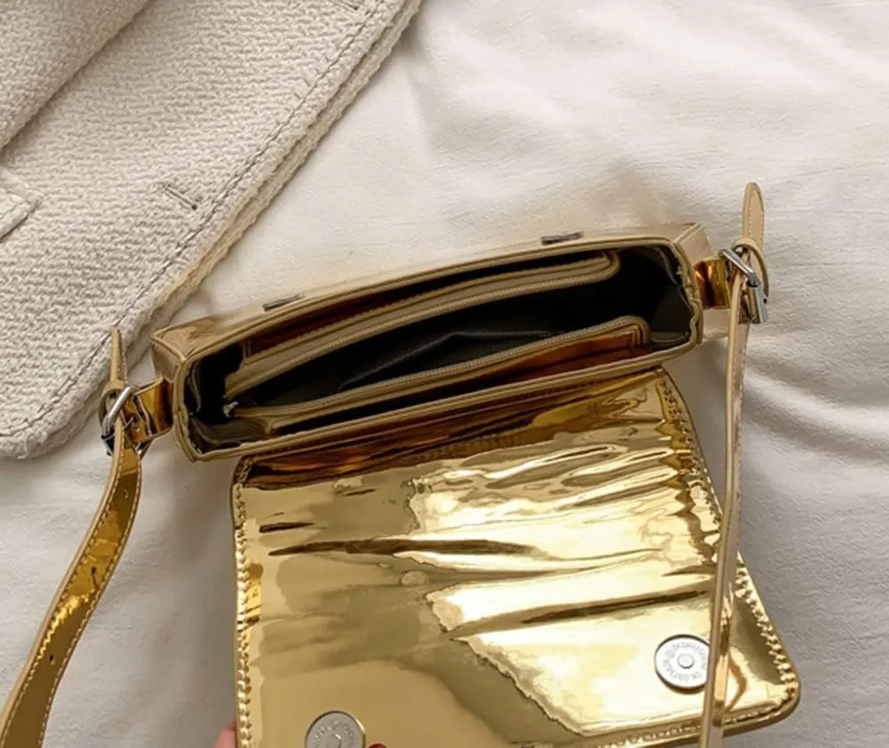 Evening Bag Women Clutch Y2k Sparkly Silver Purse Tote Handbag Shoulder Party Purses Cute Metallic Crossbody Bags 2025