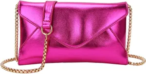 Evening Clutch Purse for Women Envelope Clutches Crossbody Bag Wedding Purses Prom Party Night Shiny Small Shoulder Handbag