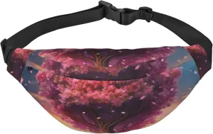 Fanny Pack for Women Mem Fashion Waist Packs Crossbody Colorful Heart Tree Belt Bag with Adjustable Strap Waist Bag