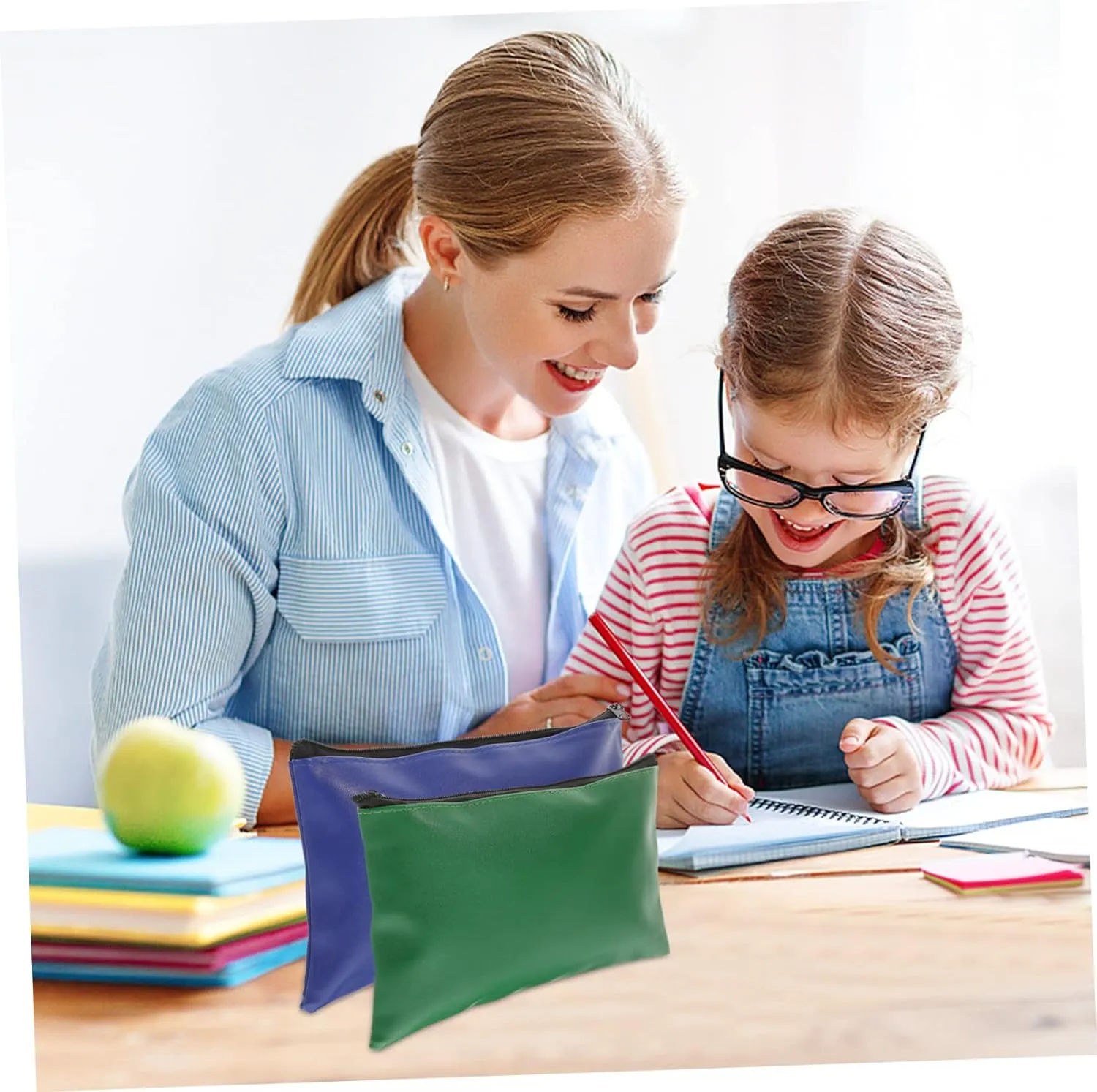 File Folder Bag Waterproof Storage Pouch Large Capacity Document Storage Bag for Tax Documents