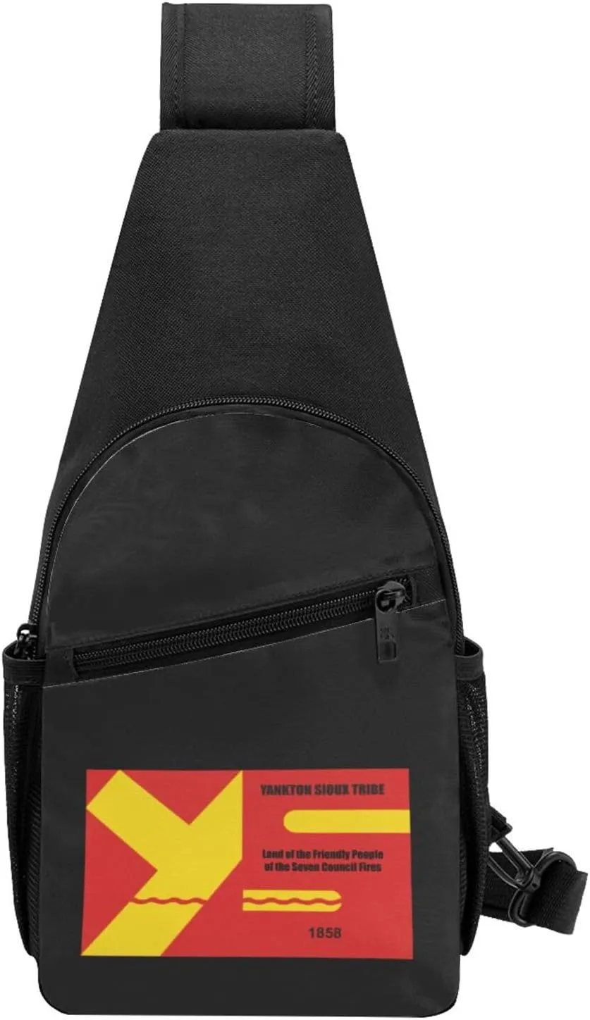 Flag Of The Yankton Sioux Tribe Adjustable Fanny Pack Waist Bag For Travel Sports