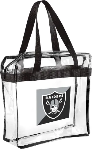 FOCO NFL Clear Stadium Messenger Bag for Football Game - Vinyl