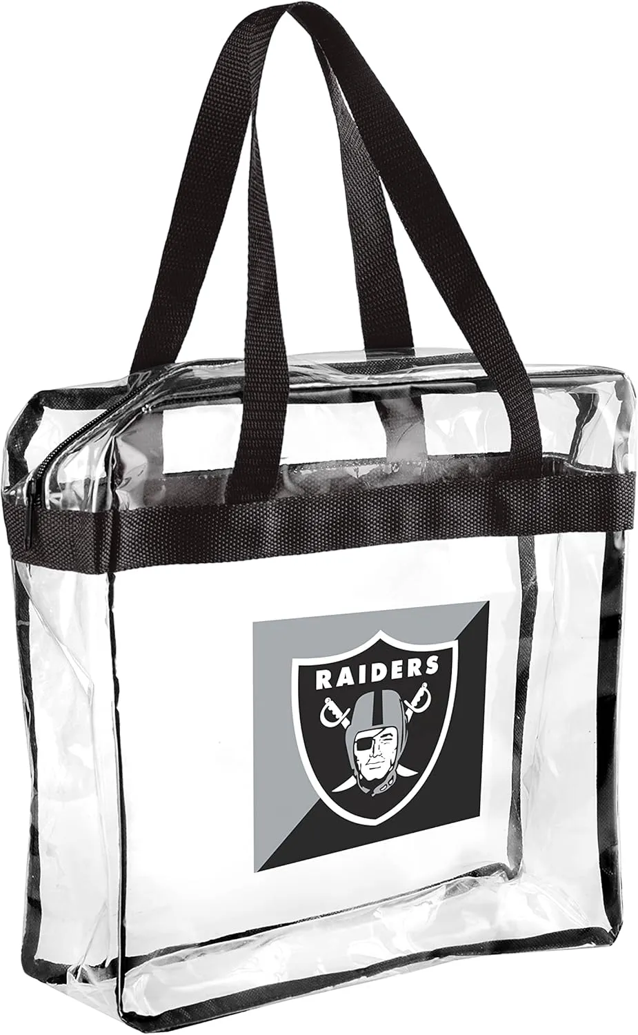 FOCO NFL Clear Stadium Messenger Bag for Football Game - Vinyl
