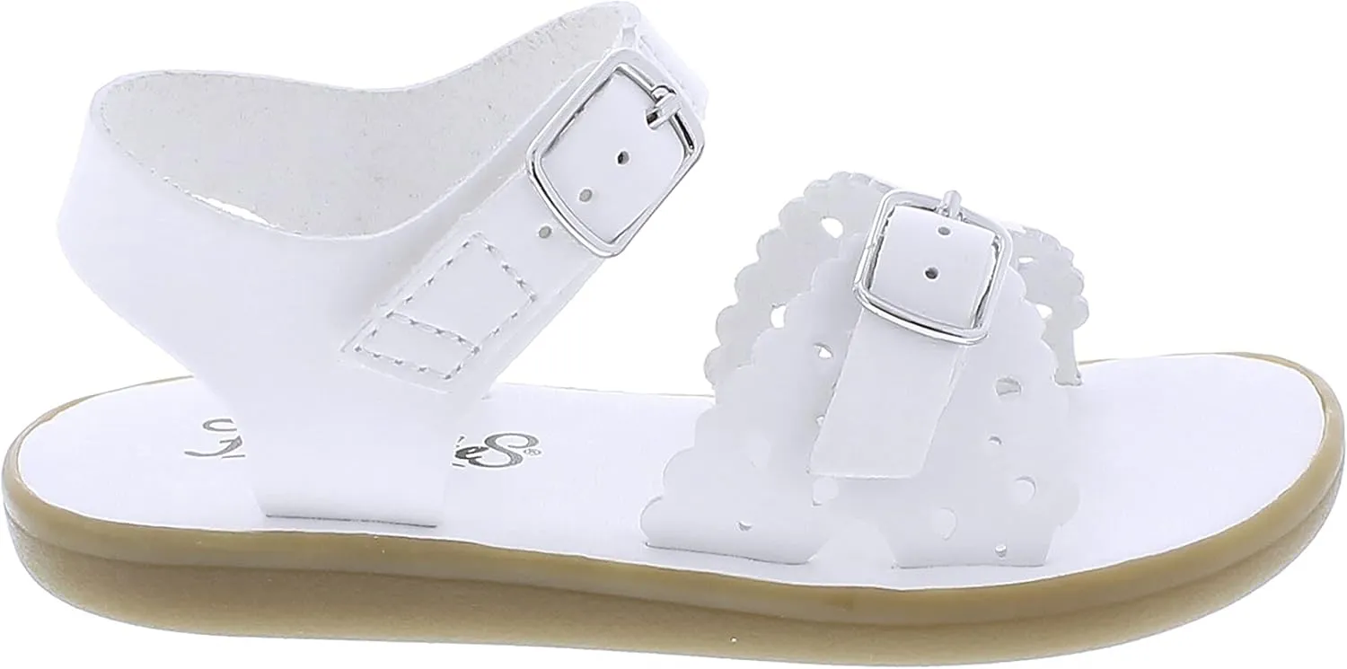 FOOTMATES Ariel and Eco-Ariel Waterproof Sandals for Girls and Boys with Slip-Resistant, Non-Marking Outsoles and Strap Closure for Infants, Toddlers, and Kids Ages 0-12
