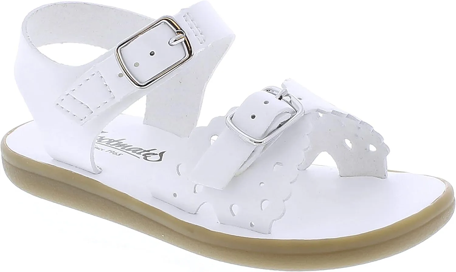 FOOTMATES Ariel and Eco-Ariel Waterproof Sandals for Girls and Boys with Slip-Resistant, Non-Marking Outsoles and Strap Closure for Infants, Toddlers, and Kids Ages 0-12