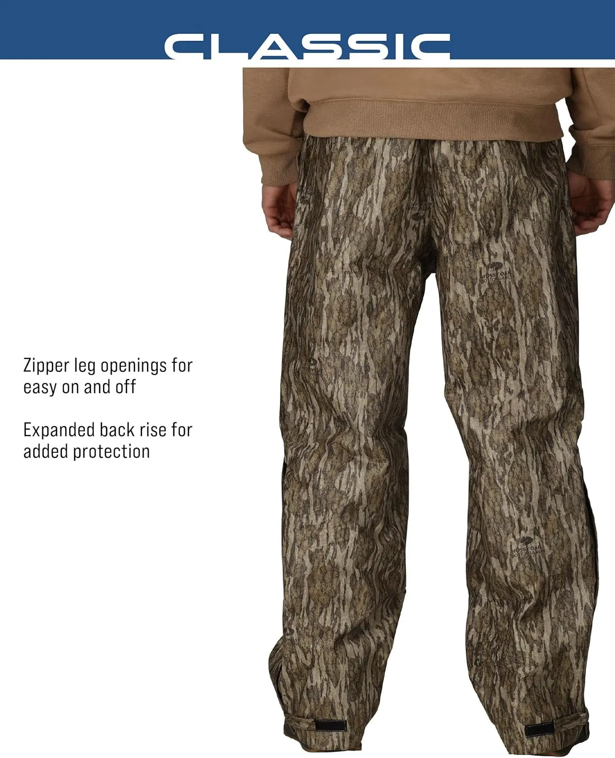 FROGG TOGGS Men's Classic Pro Action Waterproof Breathable Rain Pant