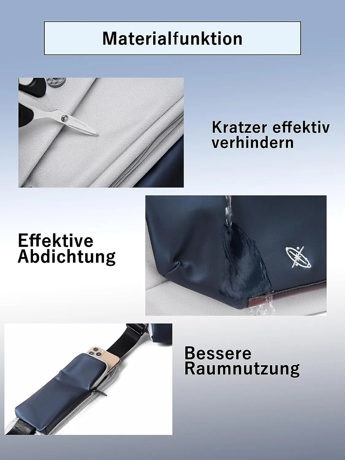 FSD. WG Satchel Messenger Bag for Men Canvas,Business Travel Bag Bookbag Shoulder Bag with Upgraded Feature