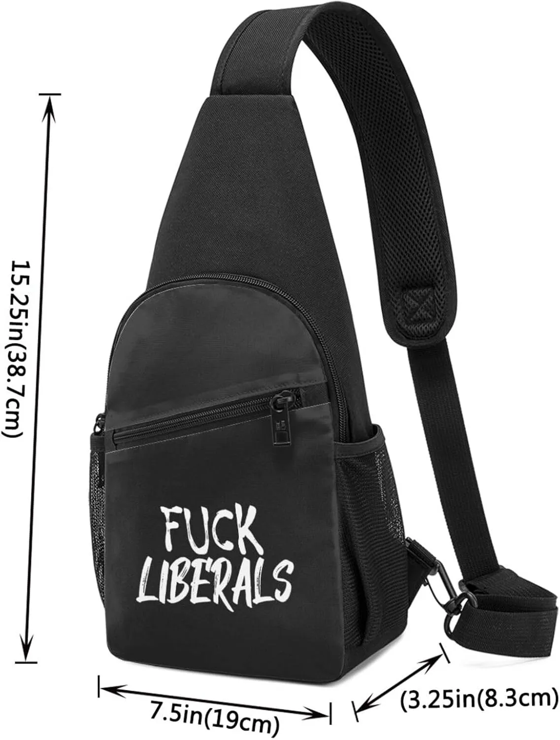 Fuck Liberals Adjustable Fanny Pack Waist Bag For Travel Sports