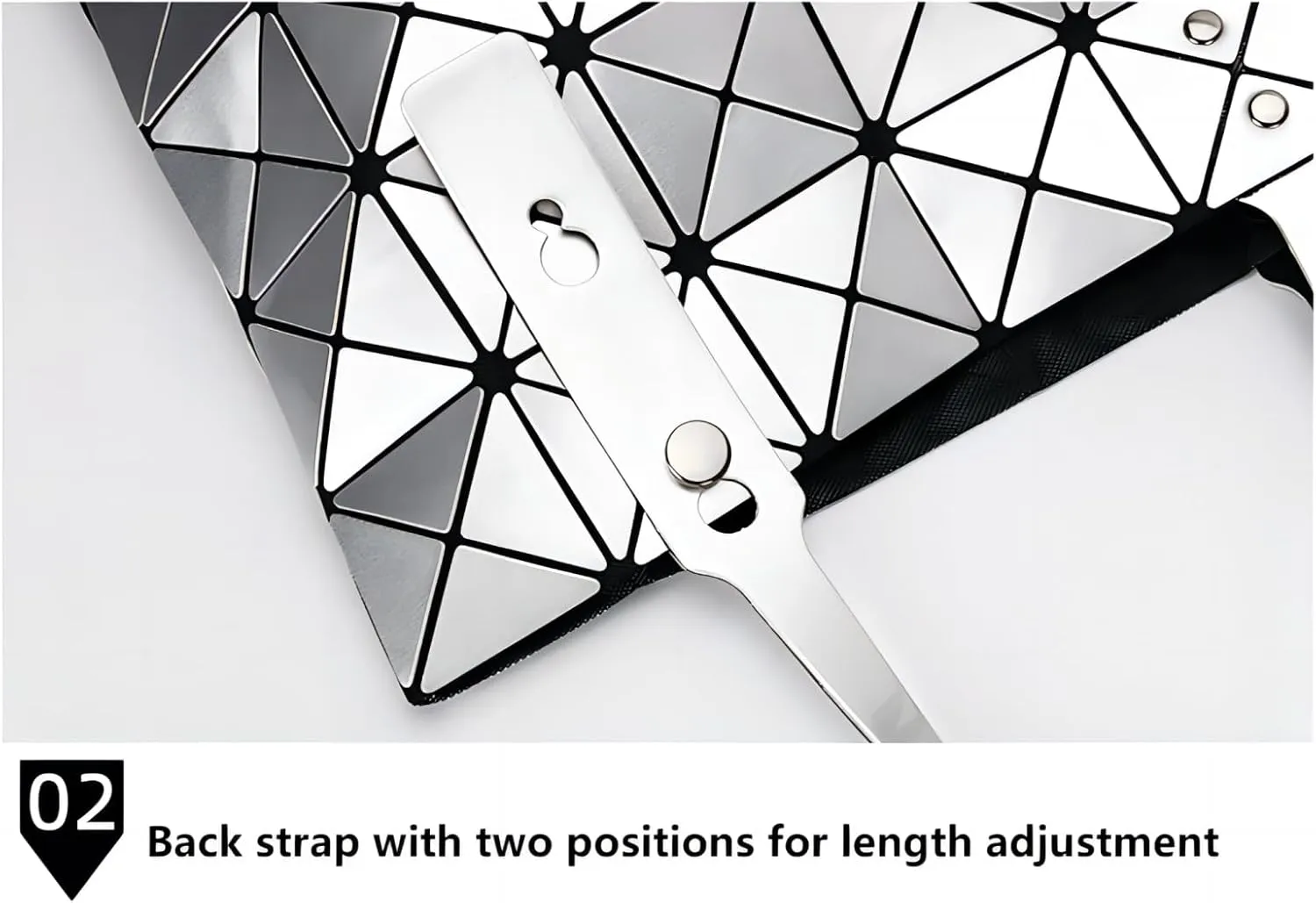 Geometric Luminous Purses and Handbags for Women Holographic Reflective Bag women purses
