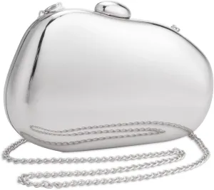 Gets Acrylic Clutch Purses for Women Gold Metallic Purse Silver Unique Handbag for Wedding Party Prom
