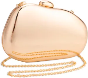 Gets Acrylic Clutch Purses for Women Gold Metallic Purse Silver Unique Handbag for Wedding Party Prom