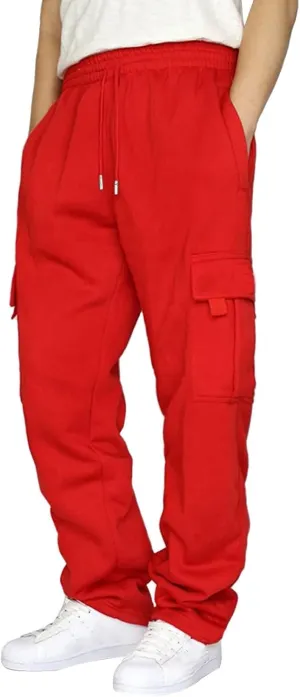 GIERIDUC Men's Zipper Fly Flare Leg Pants Men's Lightweight Athletic Pants Big and Tall Dress Slacks Mens Long Workout Pants