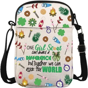 Girl Scout Crossbody Bag Girls Power Messenger Bag Scout Leader Gift Troop Life Gift Scouts Camping Gift Scout Gift For Women