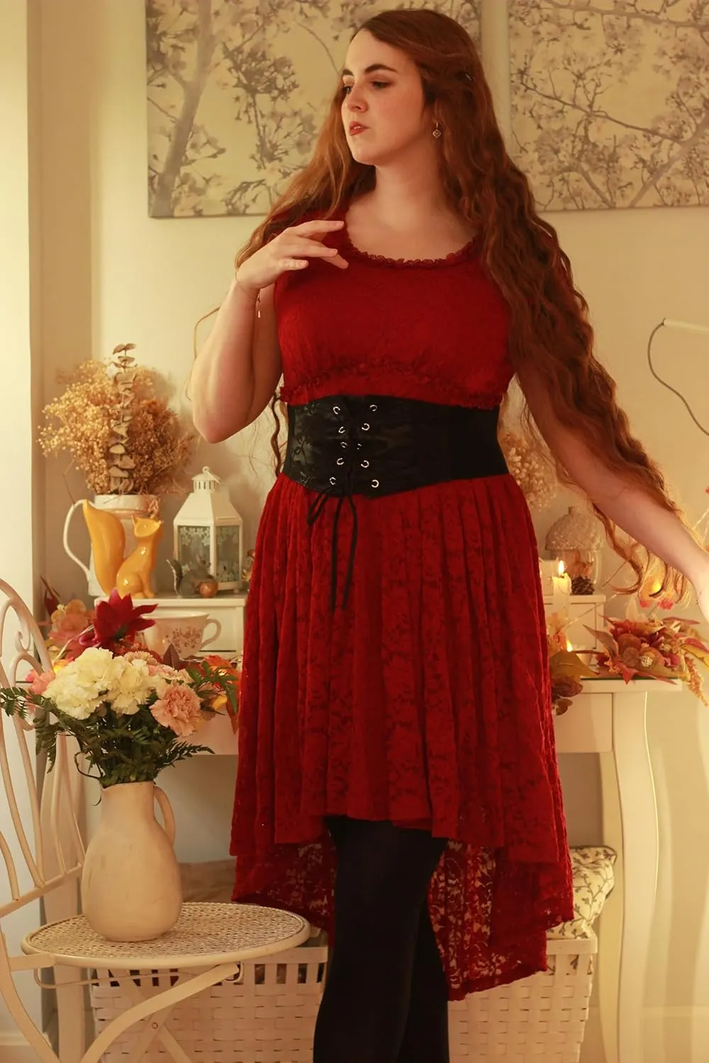 GRACE KARIN Corset Belt for Women Elastic Underbust Corset Waist Belt 2Pcs