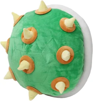 Green Bowser Koopa Troopa Backpack Turtle Shell Yellow Spiked Soft Stuffed Cartoon Turtle Costume Backpack Tortoise Shell Bag 12"