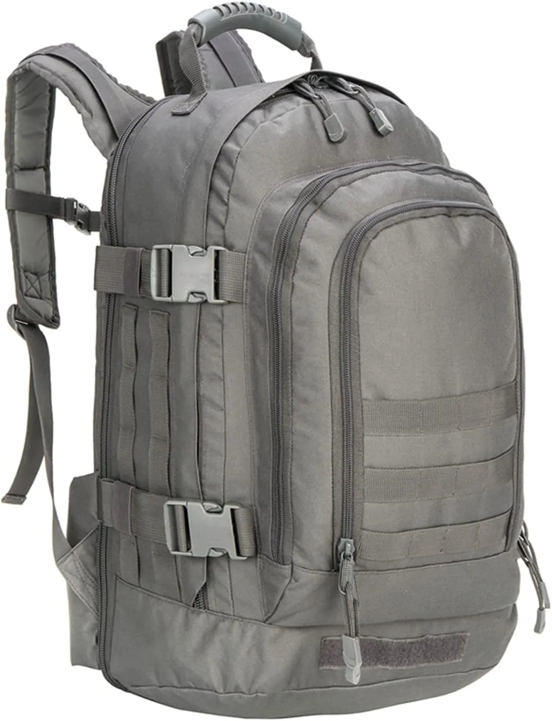 Greencity Laptop Backpacks Tactical 3 Day Expandable Bug Out Bag Classic Case Travel Hiking，Gray