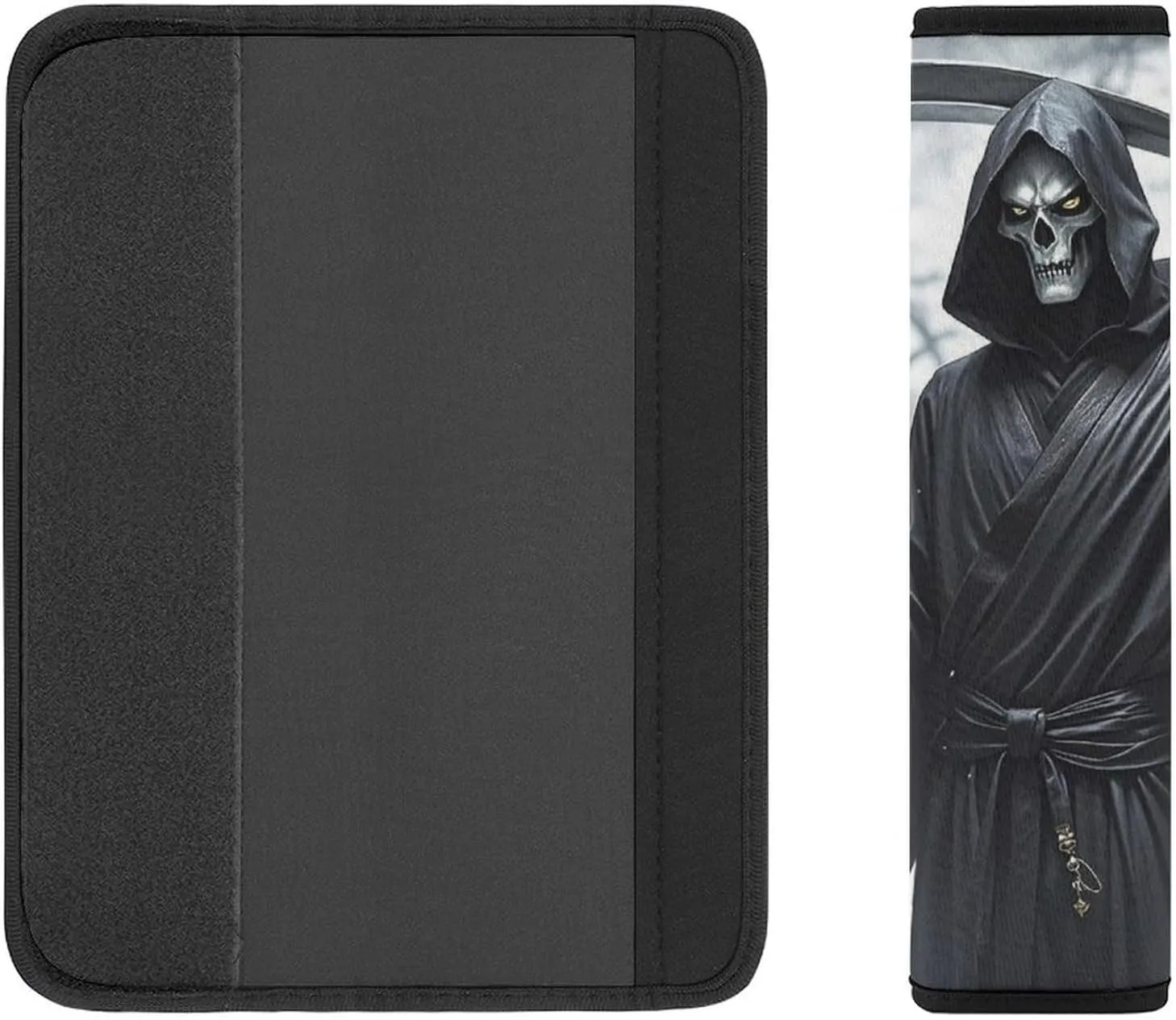 Grim Reaper Auto Seat Belt Cover 1PCS Universal Car Seat Belt Shoulder Protector Pad, Protect Your Shoulders and Neck for Car Seat Belt, Shoulder Bag, Backpack