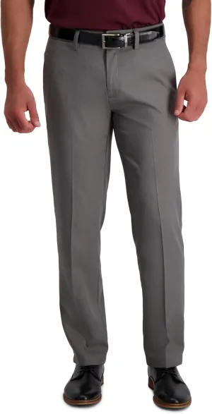 Haggar Men's Cool 18 Pro Straight Fit Flat Front Dress Casual Stretch Golf Pant