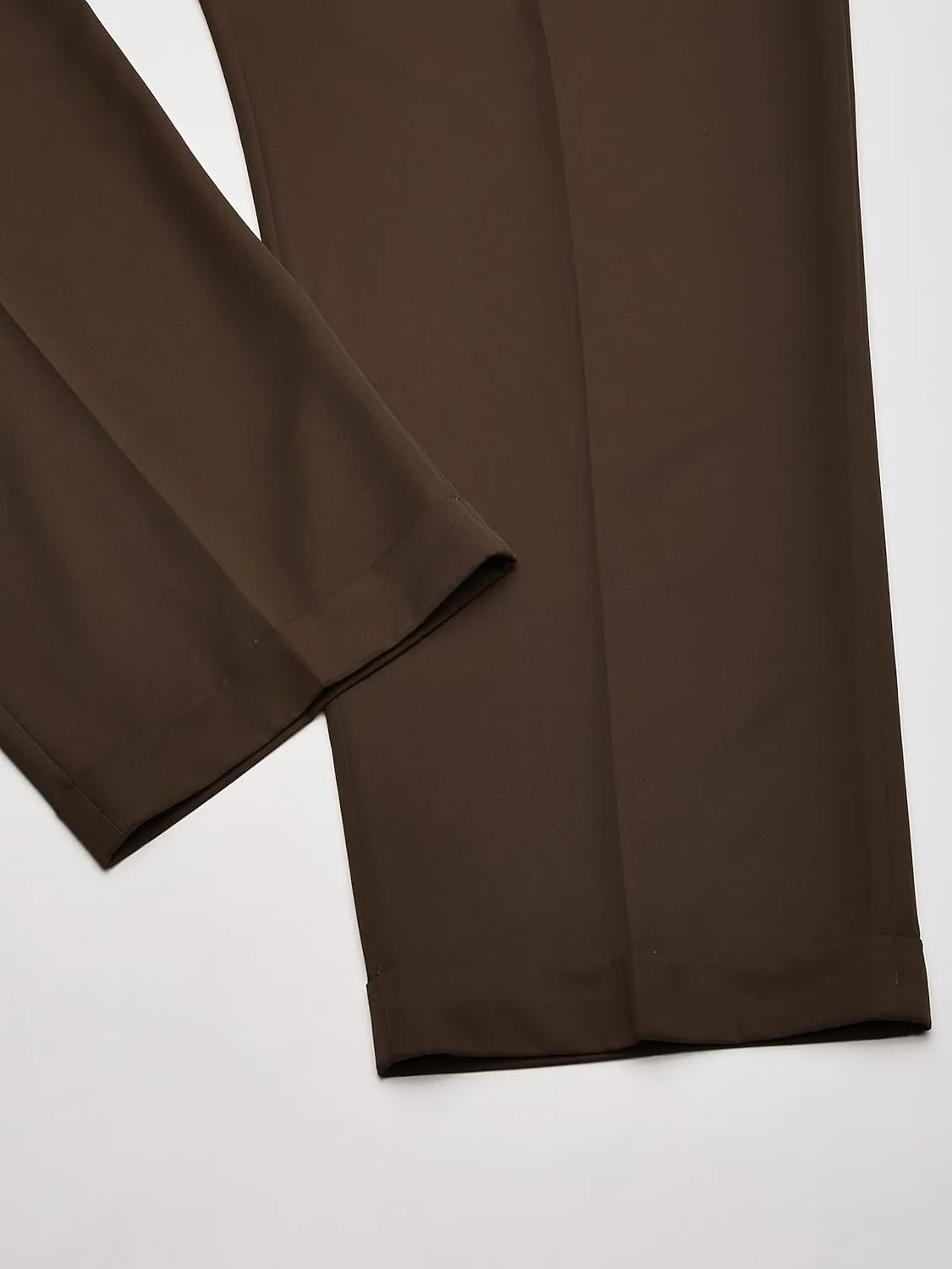 Haggar mens Mynx Gabardine Hidden Expandable Waistband Classic Fit Front Pleated Dress Pant