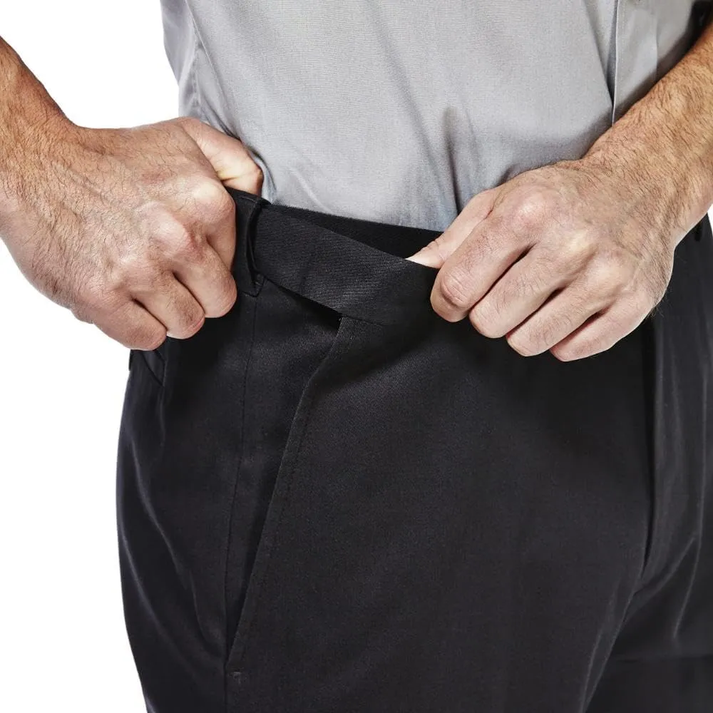 Haggar Men's Premium No Iron Khaki Classic Fit Expandable Waist Flat Front Pant (Regular and Big & Tall Sizes)