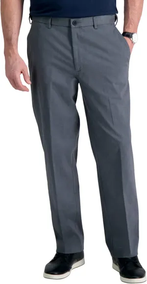 Haggar Men's Premium No Iron Khaki Classic Fit Flat Front Casual Pant (Regular and Big & Tall Sizes)