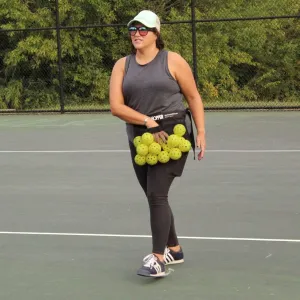 Handy Hopper – Stores Balls Easily/Fits Around Any Waist / 36 Tennis Ball Capacity