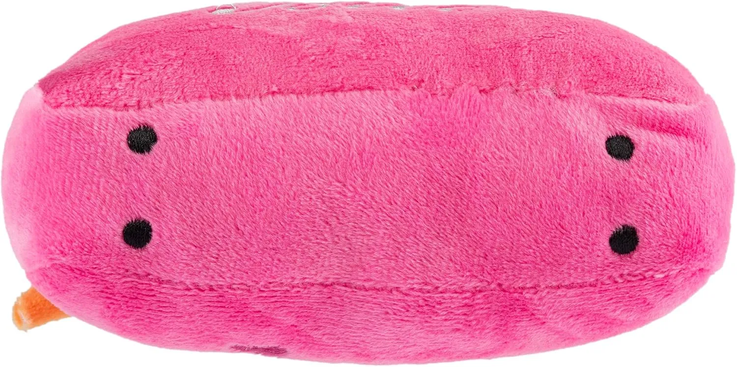 Haute Diggity Dog Barkin Bag with Scarf, Plush Designer Dog Toys with Interactive Squeaker, Stimulating Pet Enrichment, Machine-Washable & Safe Materials for All Breeds, Size Medium