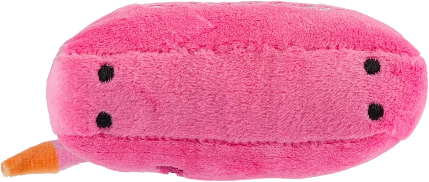 Haute Diggity Dog Barkin Bag with Scarf, Plush Designer Dog Toys with Interactive Squeaker, Stimulating Pet Enrichment, Machine-Washable & Safe Materials for All Breeds, Size Small