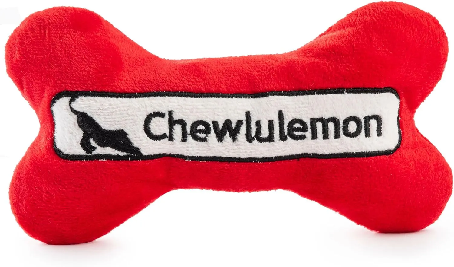 Haute Diggity Dog Chewlulemon Bone, Plush Designer Dog Toys with Interactive Squeaker, Stimulating Pet Enrichment, Machine-Washable & Safe Materials for All Breeds, One Size