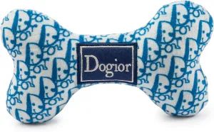 Haute Diggity Dog Dogior Bone, Plush Designer Dog Toys with Interactive Squeaker, Stimulating Pet Enrichment, Machine-Washable & Safe Materials for All Breeds, Size Medium