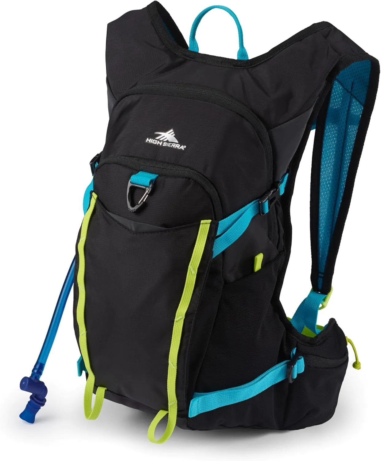 High Sierra Hydrahike 2.0 Hydration Backpack with 2L Water Bladder for Running, Hiking, Camping, or Cycling