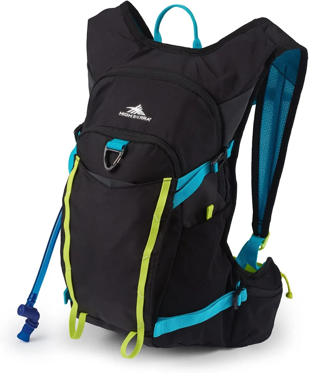 High Sierra Hydrahike 2.0 Hydration Backpack with 2L Water Bladder for Running, Hiking, Camping, or Cycling