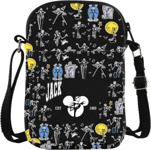 Horror Movie Merchandise Crossbody Bag Jack Skull Carry On Bag Pumpkin King Gift Jack Sally Fans Gift Spooky Season Gift