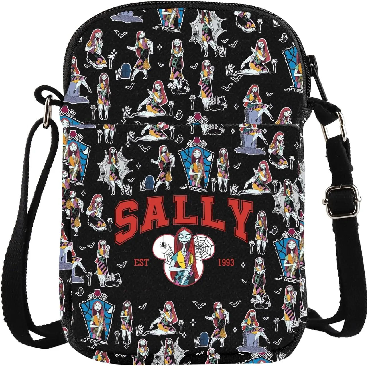 Horror Movie Merchandise Crossbody Bag Sally Lover Bag Pumpkin Queen Gift Jack Sally Halloween Theme Gift