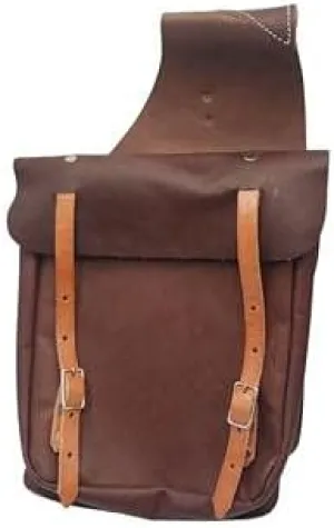Horse Saddle Bag Cowhide Genuine Leather Western Equestrian Trail Simple Horse Saddle Bag Pack Equipment Horse Saddle Bags Size: 10” L x 10” W x 3 ½” D inches, SMPL98
