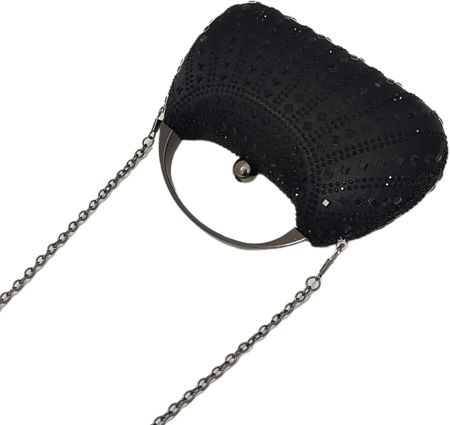 HUANG ZHUANG Elegant Crystal Clutch Rhinestone Handbags For Women Party Purse Wedding Prom Sparkly Bag