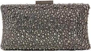 HUANG ZHUANG Sparkly Elegant Crystal Clutch Solid Rhinestone Handbags For Women Party Purse Bridal Prom Bag