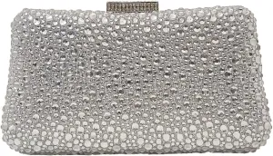 HUANG ZHUANG Women Evening Handbag Sparkly Rhinestone Clutch Handbags Crystal Purse Gem Party Purse Wedding Evening Bag