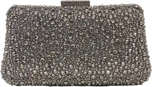 HUANG ZHUANG Women Evening Handbag Sparkly Rhinestone Clutch Handbags Crystal Purse Gem Party Purse Wedding Evening Bag