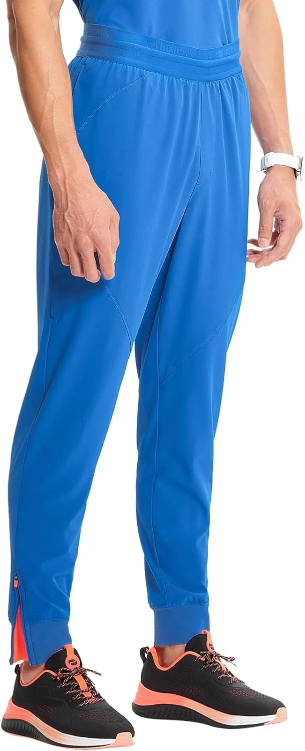 Infinity Cherokee Men's Scrub Jogger Pants, Pull-on Mid Rise with 4 Pockets Interior Drawstring IN204A