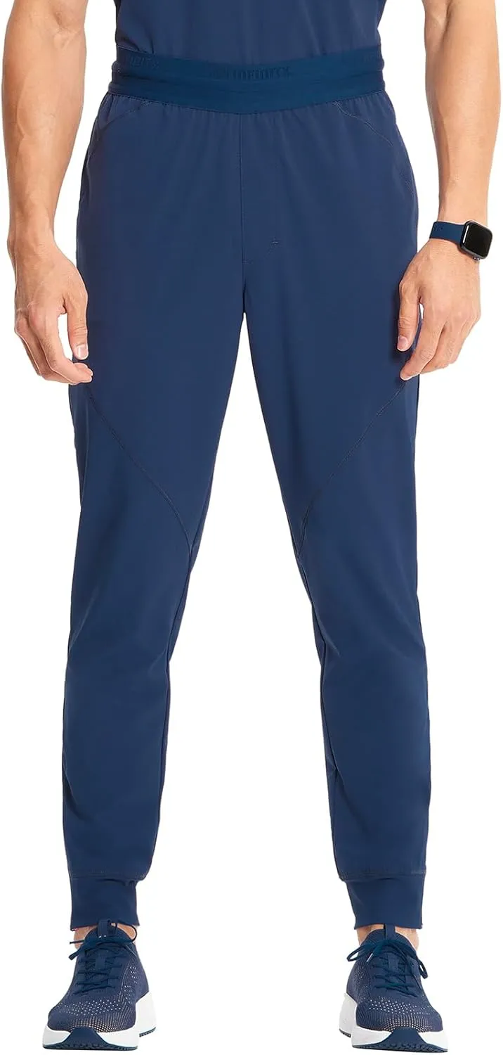 Infinity Cherokee Men's Scrub Jogger Pants, Pull-on Mid Rise with 4 Pockets Interior Drawstring IN204A