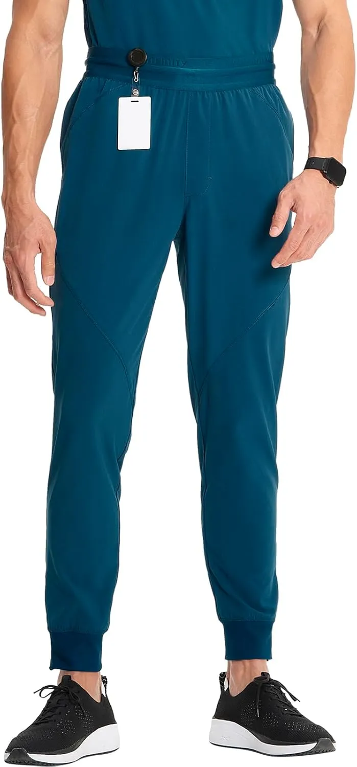 Infinity Cherokee Men's Scrub Jogger Pants, Pull-on Mid Rise with 4 Pockets Interior Drawstring IN204A