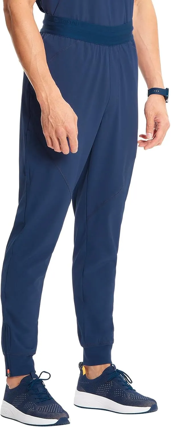 Infinity Cherokee Men's Scrub Jogger Pants, Pull-on Mid Rise with 4 Pockets Interior Drawstring IN204A