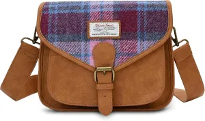 Islander Women Saddle Bag Harris Tweed & PU Leather