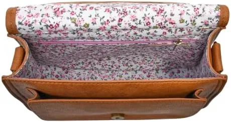 Islander Women Saddle Bag Harris Tweed & PU Leather