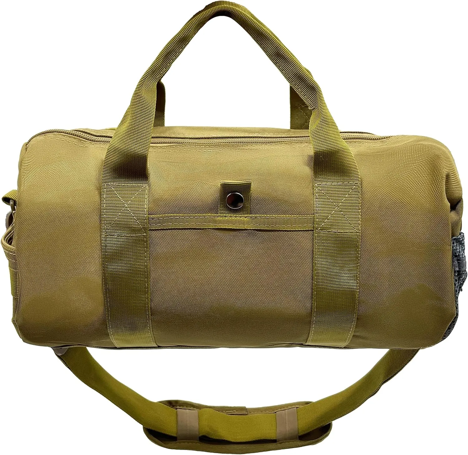 Jaegvida Gym Bag Tactical Duffel Bag Fitness Bag Travel Bag for Fitness Travel Hunting (Brown)