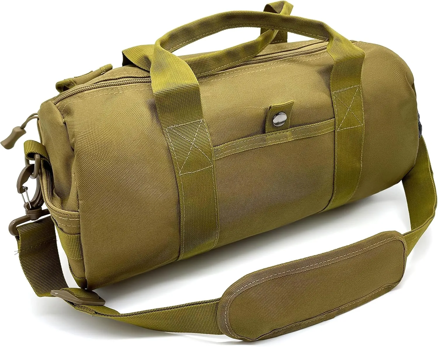 Jaegvida Gym Bag Tactical Duffel Bag Fitness Bag Travel Bag for Fitness Travel Hunting (Brown)