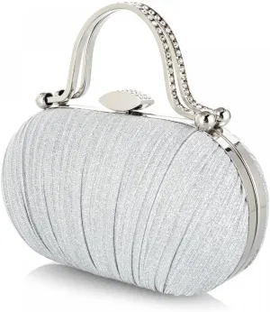 jessie Evening Bags and Clutches, Women's Evening Handbags Rhinestone Cocktail Prom Formal Clutch Purses for Women Wedding
